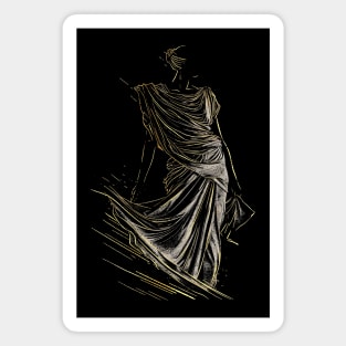 Ancient Greek fashion Magnet